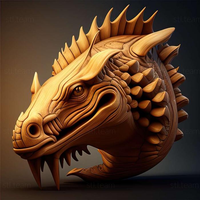 3D model Pyxicephalus (STL)